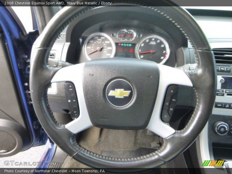 Navy Blue Metallic / Ebony 2008 Chevrolet Equinox Sport AWD