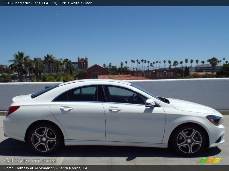 Cirrus White / Black 2014 Mercedes-Benz CLA 250