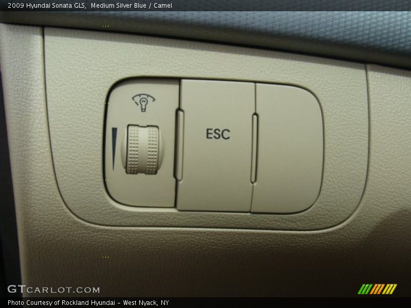 Medium Silver Blue / Camel 2009 Hyundai Sonata GLS