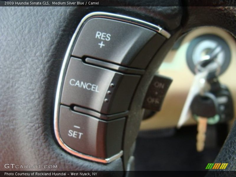 Medium Silver Blue / Camel 2009 Hyundai Sonata GLS