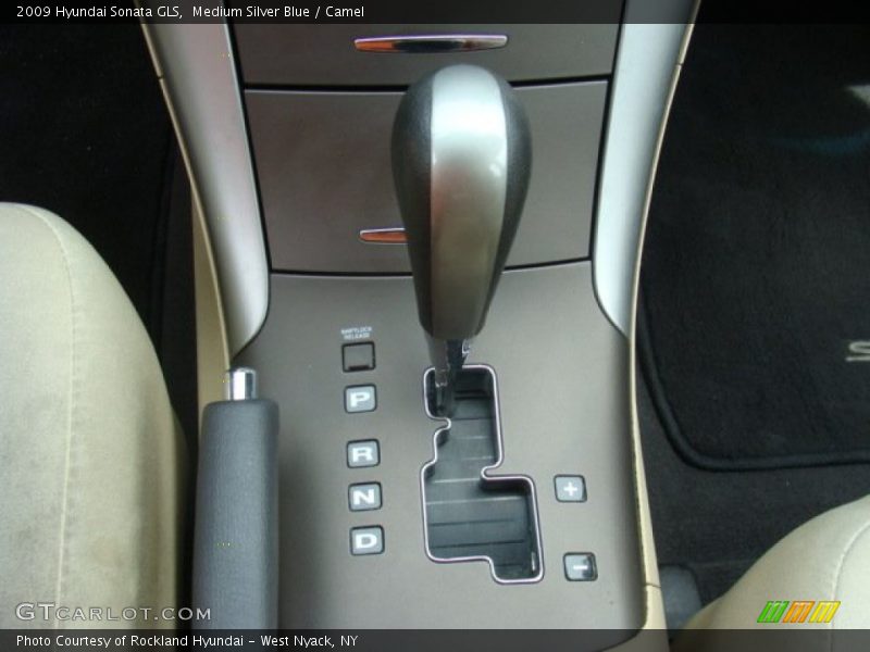 Medium Silver Blue / Camel 2009 Hyundai Sonata GLS