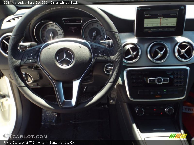 Cirrus White / Black 2014 Mercedes-Benz CLA 250