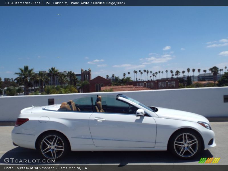 Polar White / Natural Beige/Black 2014 Mercedes-Benz E 350 Cabriolet
