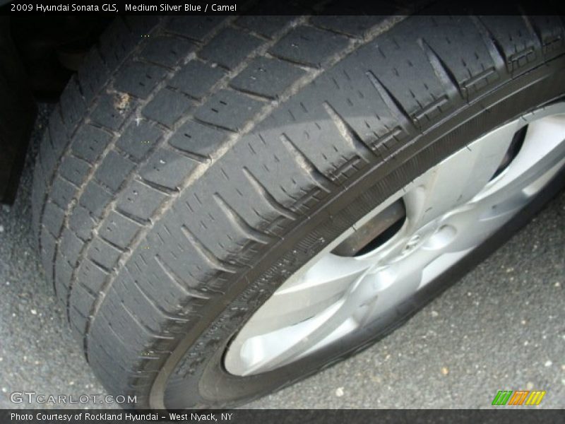 Medium Silver Blue / Camel 2009 Hyundai Sonata GLS