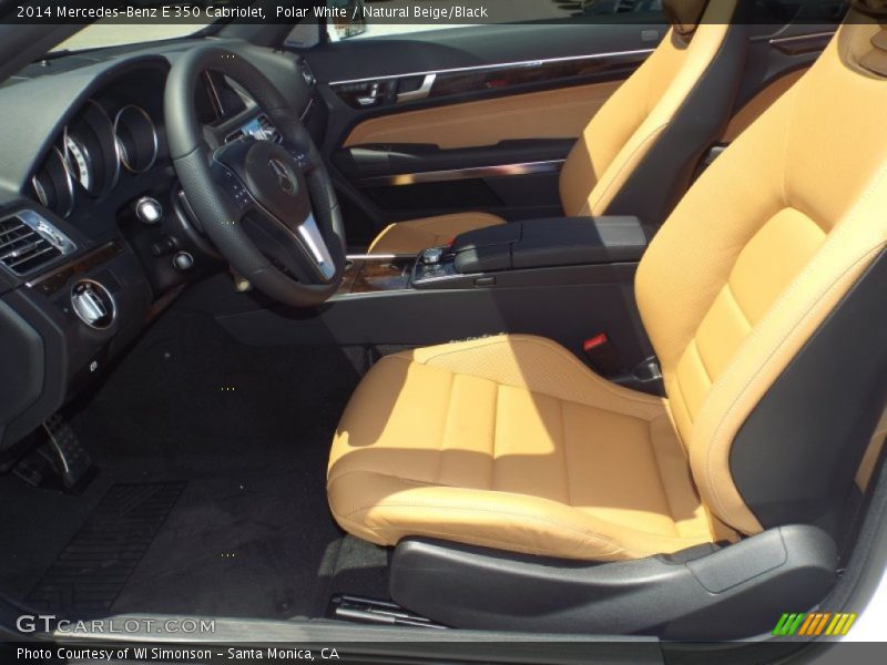 Polar White / Natural Beige/Black 2014 Mercedes-Benz E 350 Cabriolet