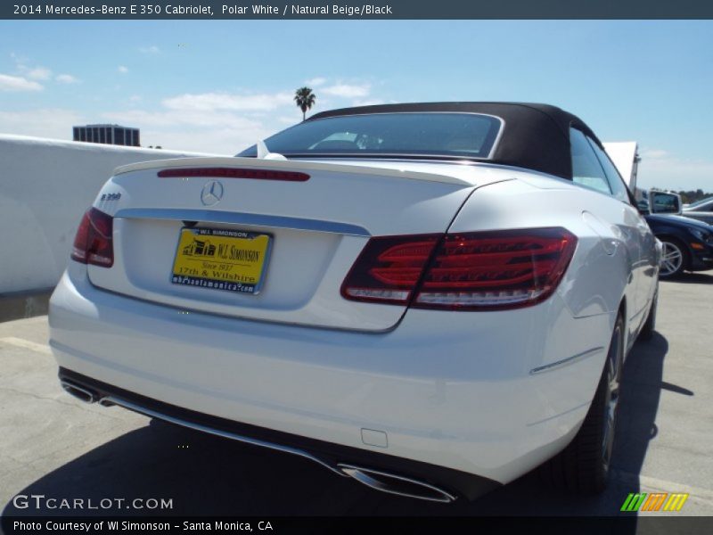 Polar White / Natural Beige/Black 2014 Mercedes-Benz E 350 Cabriolet