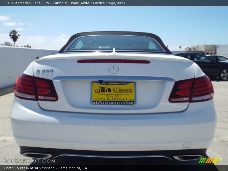Polar White / Natural Beige/Black 2014 Mercedes-Benz E 350 Cabriolet