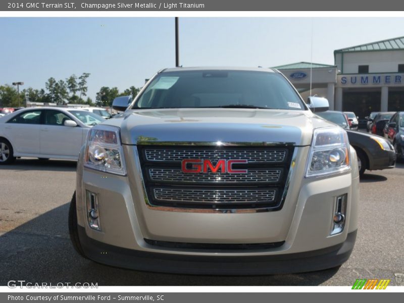 Champagne Silver Metallic / Light Titanium 2014 GMC Terrain SLT