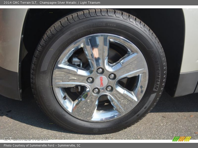 Champagne Silver Metallic / Light Titanium 2014 GMC Terrain SLT