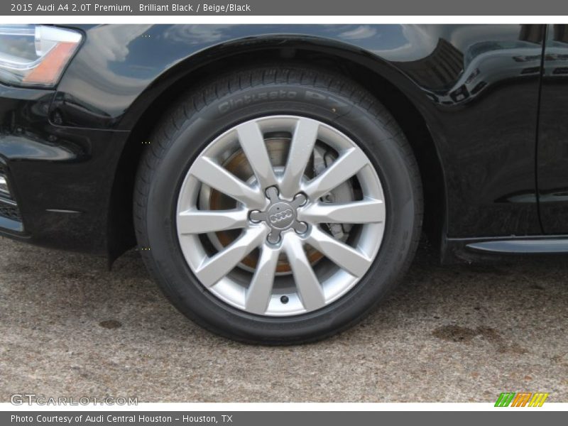 Brilliant Black / Beige/Black 2015 Audi A4 2.0T Premium