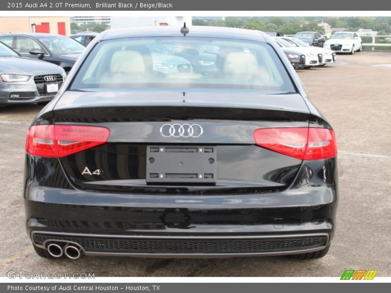 Brilliant Black / Beige/Black 2015 Audi A4 2.0T Premium