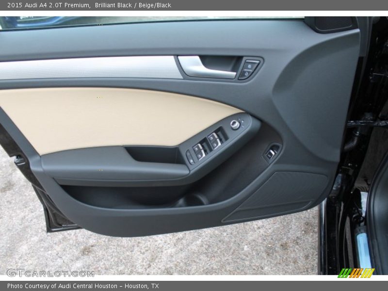 Brilliant Black / Beige/Black 2015 Audi A4 2.0T Premium
