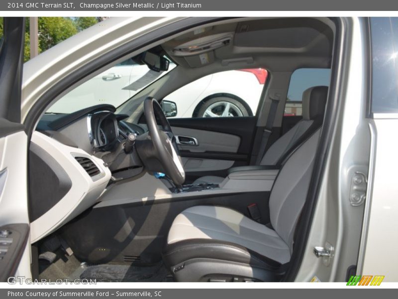 Champagne Silver Metallic / Light Titanium 2014 GMC Terrain SLT