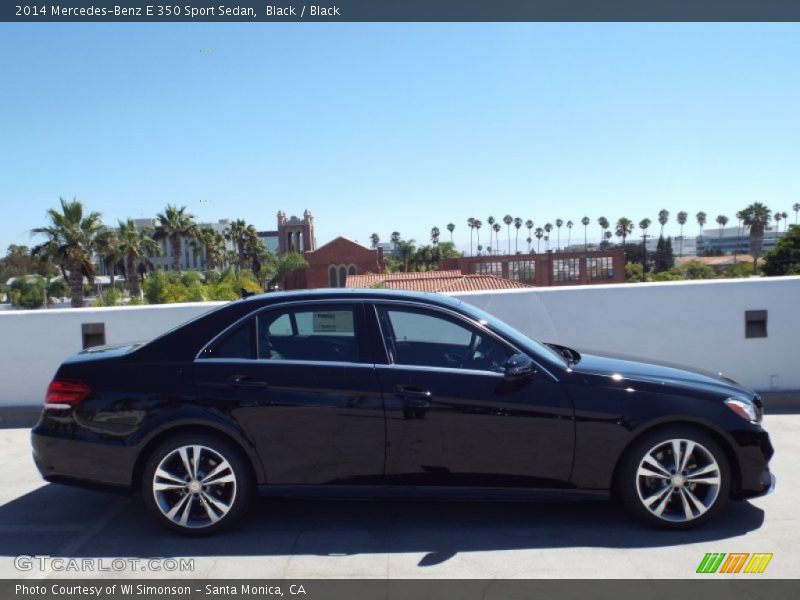 Black / Black 2014 Mercedes-Benz E 350 Sport Sedan