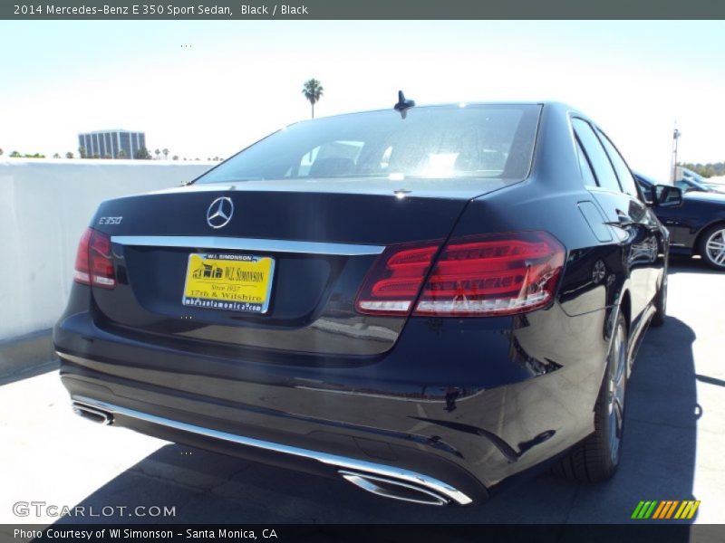 Black / Black 2014 Mercedes-Benz E 350 Sport Sedan