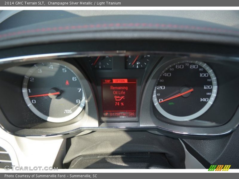 Champagne Silver Metallic / Light Titanium 2014 GMC Terrain SLT