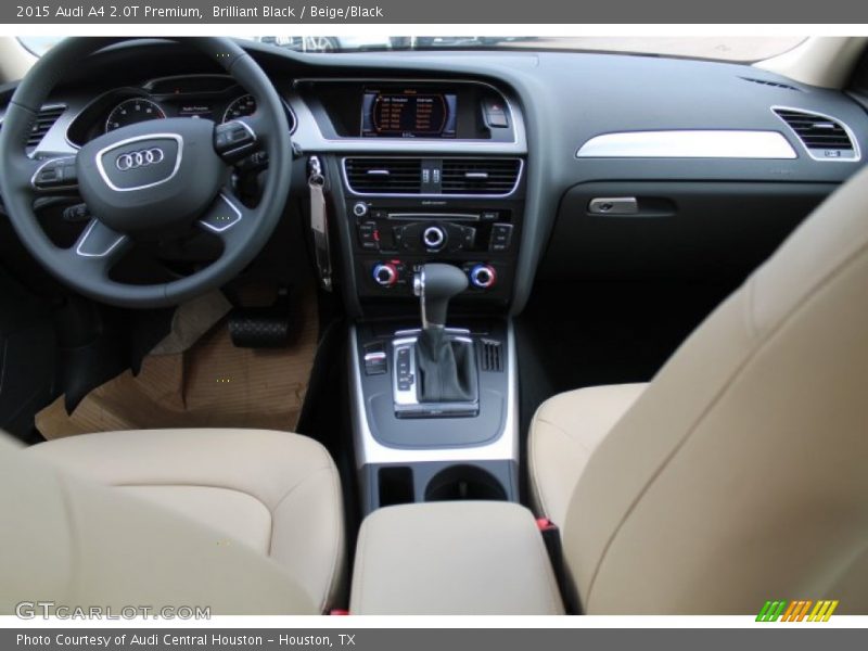 Brilliant Black / Beige/Black 2015 Audi A4 2.0T Premium
