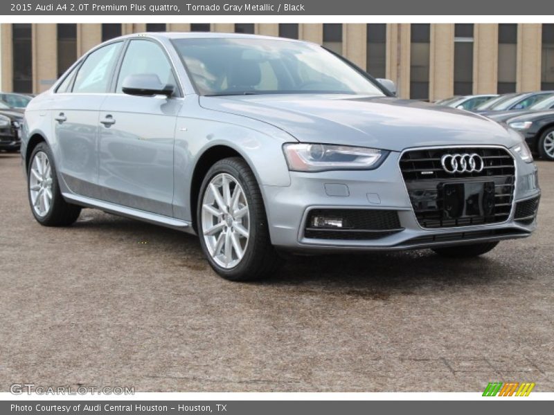 Tornado Gray Metallic / Black 2015 Audi A4 2.0T Premium Plus quattro