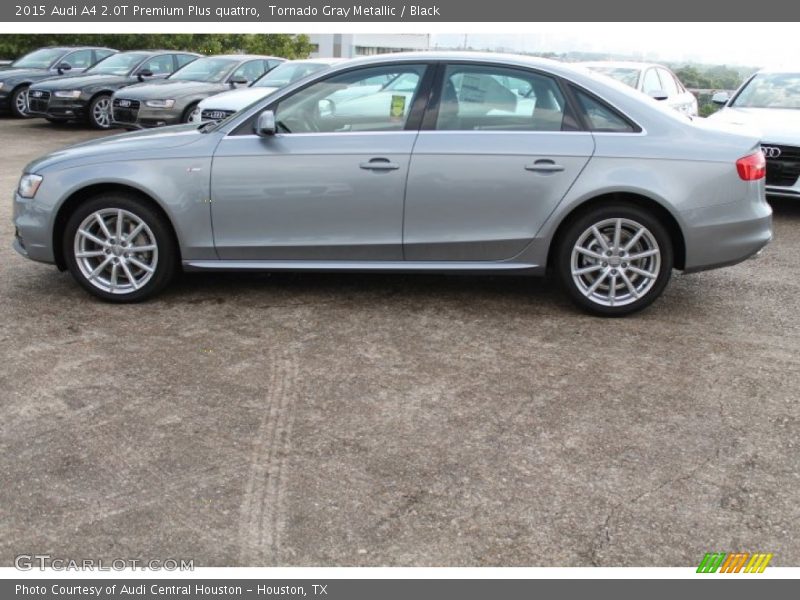 Tornado Gray Metallic / Black 2015 Audi A4 2.0T Premium Plus quattro