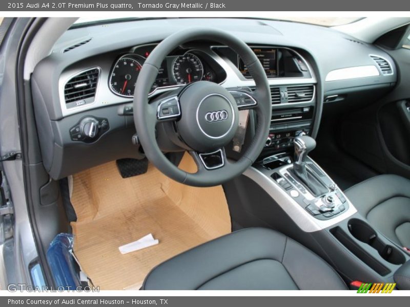 Tornado Gray Metallic / Black 2015 Audi A4 2.0T Premium Plus quattro