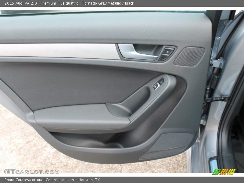 Tornado Gray Metallic / Black 2015 Audi A4 2.0T Premium Plus quattro