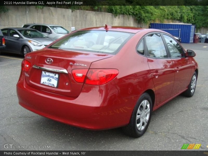 Apple Red Pearl / Beige 2010 Hyundai Elantra GLS