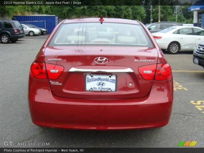 Apple Red Pearl / Beige 2010 Hyundai Elantra GLS