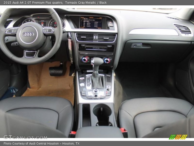 Tornado Gray Metallic / Black 2015 Audi A4 2.0T Premium Plus quattro