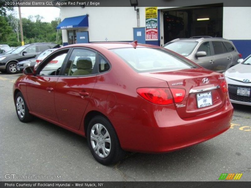 Apple Red Pearl / Beige 2010 Hyundai Elantra GLS
