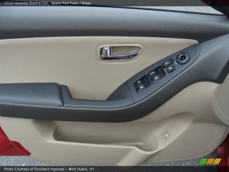 Apple Red Pearl / Beige 2010 Hyundai Elantra GLS