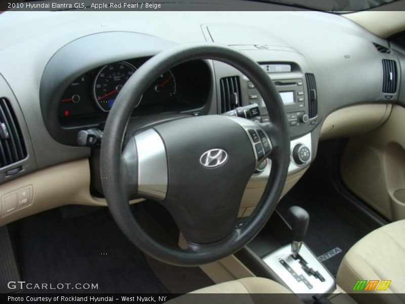 Apple Red Pearl / Beige 2010 Hyundai Elantra GLS