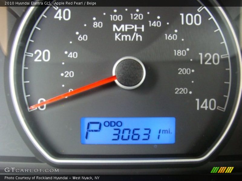 Apple Red Pearl / Beige 2010 Hyundai Elantra GLS