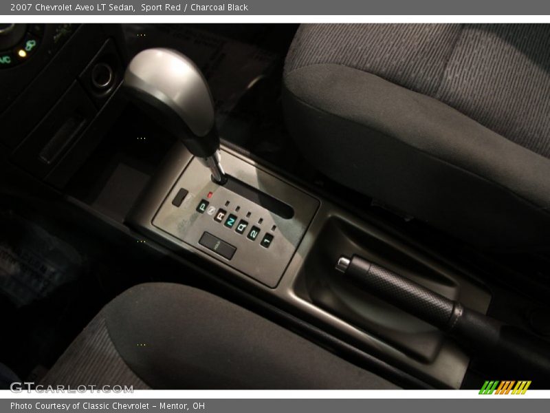 Sport Red / Charcoal Black 2007 Chevrolet Aveo LT Sedan