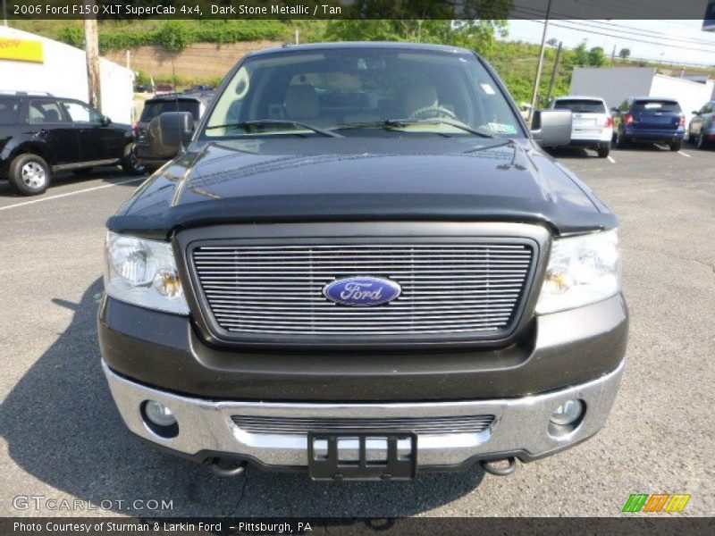 Dark Stone Metallic / Tan 2006 Ford F150 XLT SuperCab 4x4