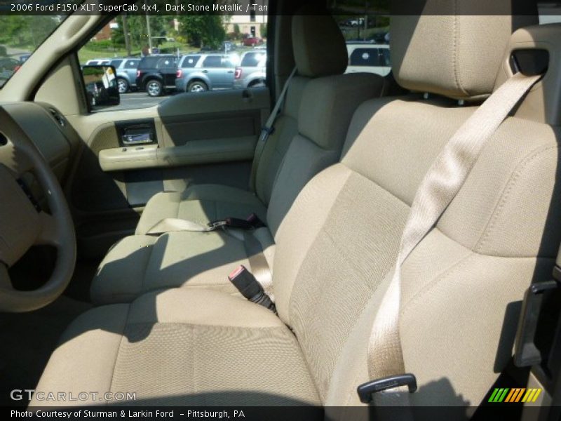 Dark Stone Metallic / Tan 2006 Ford F150 XLT SuperCab 4x4