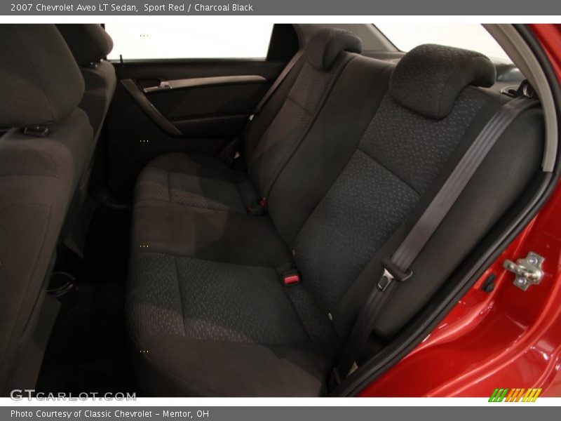 Sport Red / Charcoal Black 2007 Chevrolet Aveo LT Sedan