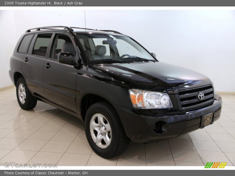 Black / Ash Gray 2006 Toyota Highlander I4