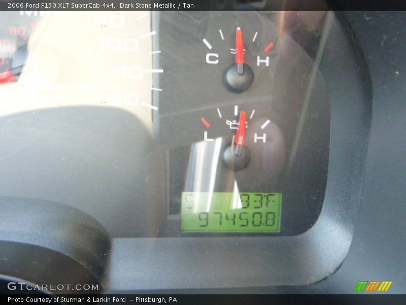 Dark Stone Metallic / Tan 2006 Ford F150 XLT SuperCab 4x4