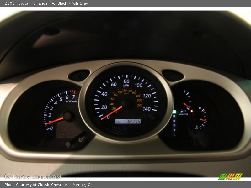  2006 Highlander I4 I4 Gauges