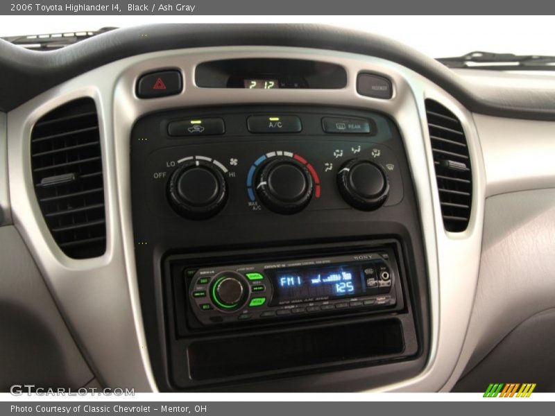 Controls of 2006 Highlander I4