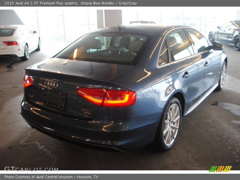 Utopia Blue Metallic / Gray/Gray 2015 Audi A4 2.0T Premium Plus quattro