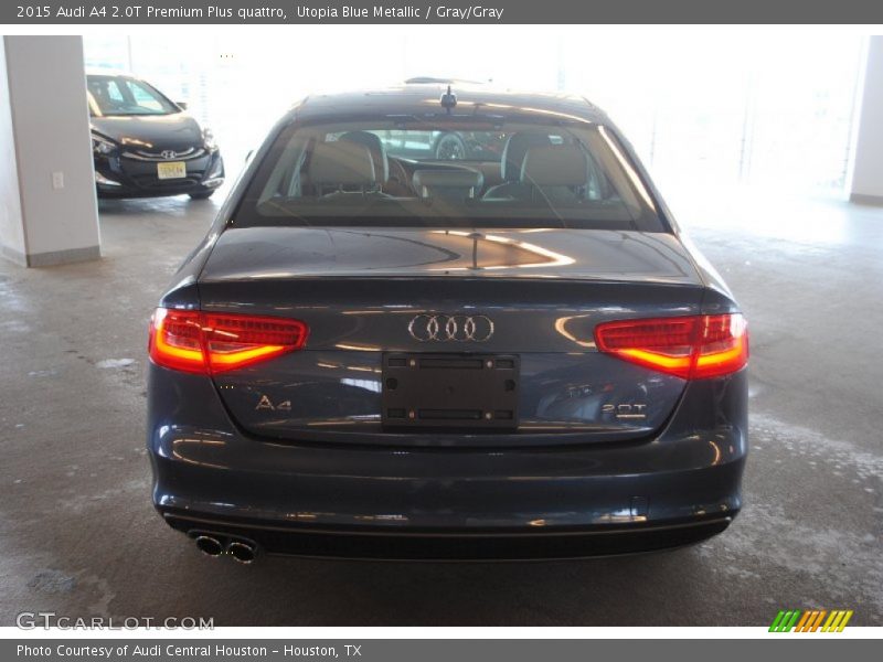 Utopia Blue Metallic / Gray/Gray 2015 Audi A4 2.0T Premium Plus quattro