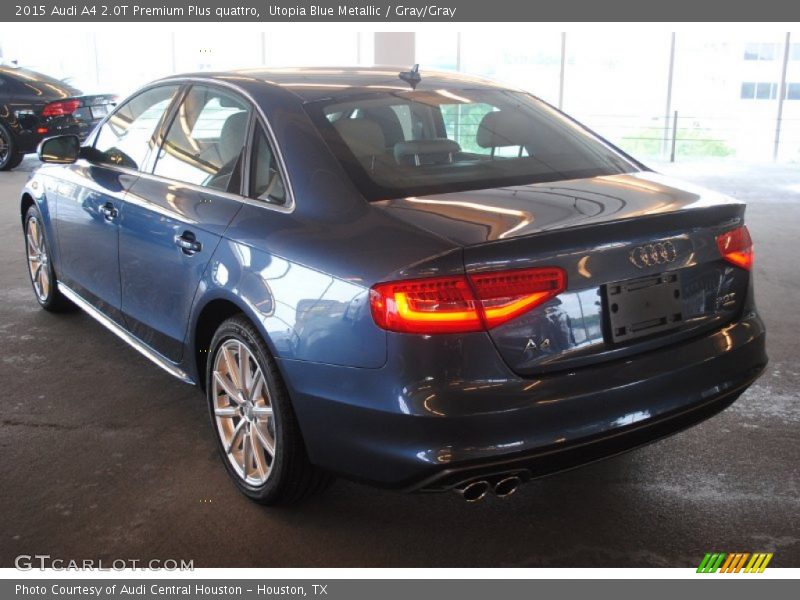 Utopia Blue Metallic / Gray/Gray 2015 Audi A4 2.0T Premium Plus quattro