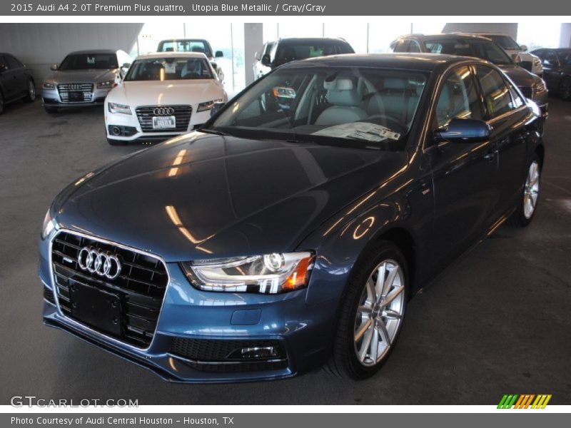 Utopia Blue Metallic / Gray/Gray 2015 Audi A4 2.0T Premium Plus quattro