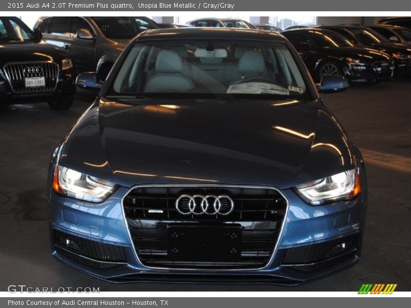 Utopia Blue Metallic / Gray/Gray 2015 Audi A4 2.0T Premium Plus quattro
