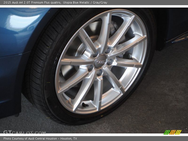 Utopia Blue Metallic / Gray/Gray 2015 Audi A4 2.0T Premium Plus quattro