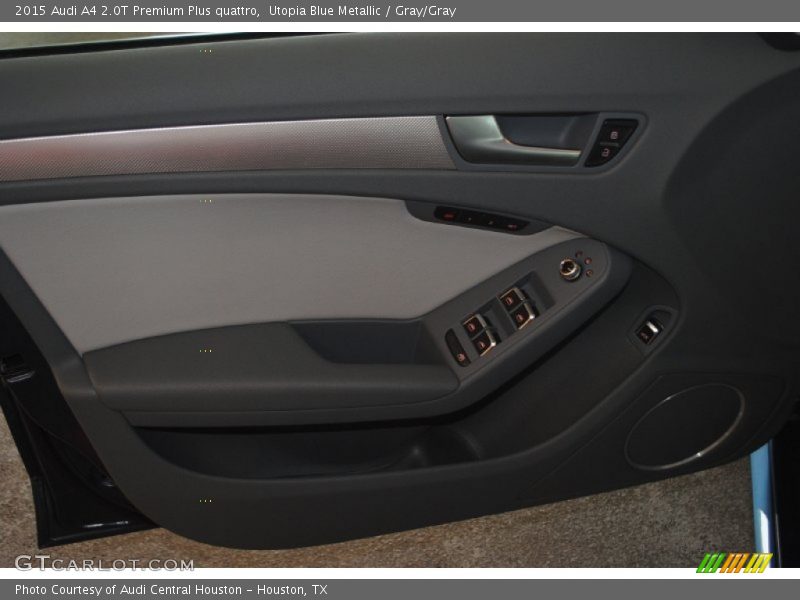 Utopia Blue Metallic / Gray/Gray 2015 Audi A4 2.0T Premium Plus quattro