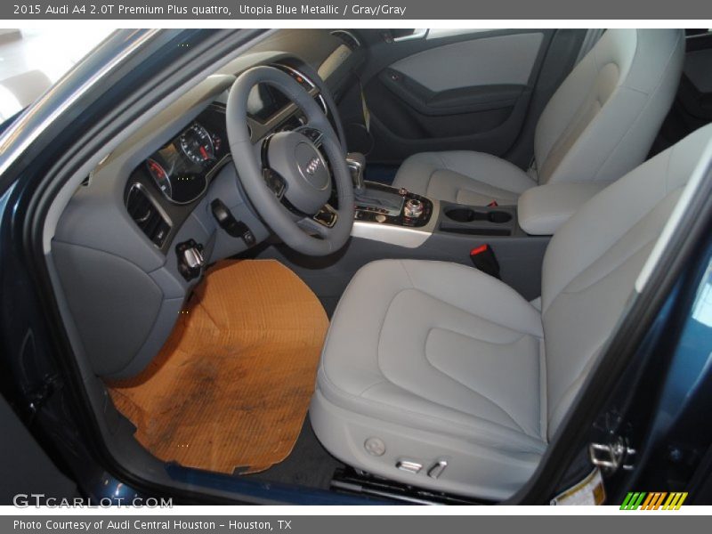 Utopia Blue Metallic / Gray/Gray 2015 Audi A4 2.0T Premium Plus quattro