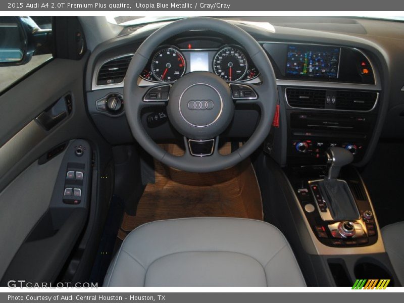 Utopia Blue Metallic / Gray/Gray 2015 Audi A4 2.0T Premium Plus quattro