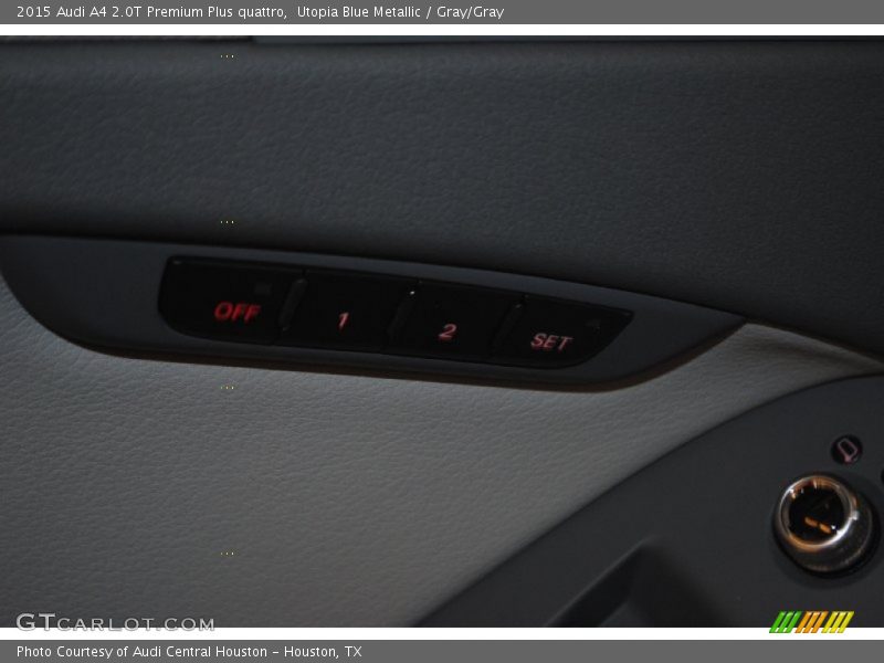 Utopia Blue Metallic / Gray/Gray 2015 Audi A4 2.0T Premium Plus quattro